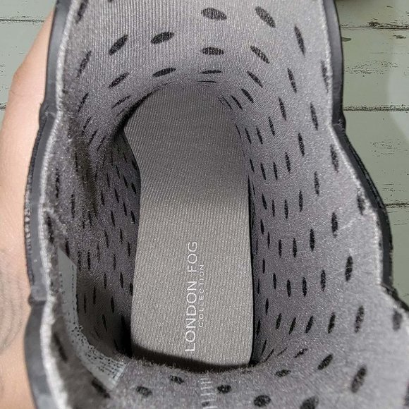 London Fog Piccadilly Women's Black Pull-On Ankle Rain Boots Size US 9M *EUC* - Picture 8 of 13